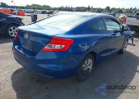2012 Honda Civic Lx из США, поврежденный, VIN 2HGFG3B5XCH545396